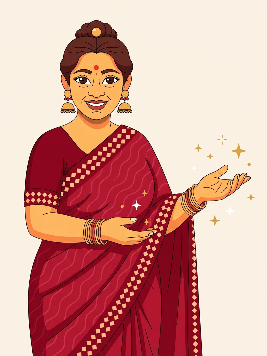 AI Aunty, Khandaan's matchmaking guide, welcoming you warmly